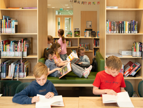 Bibliotheek op locatie Zilverackers